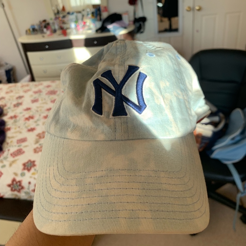 Light blue baseball cap